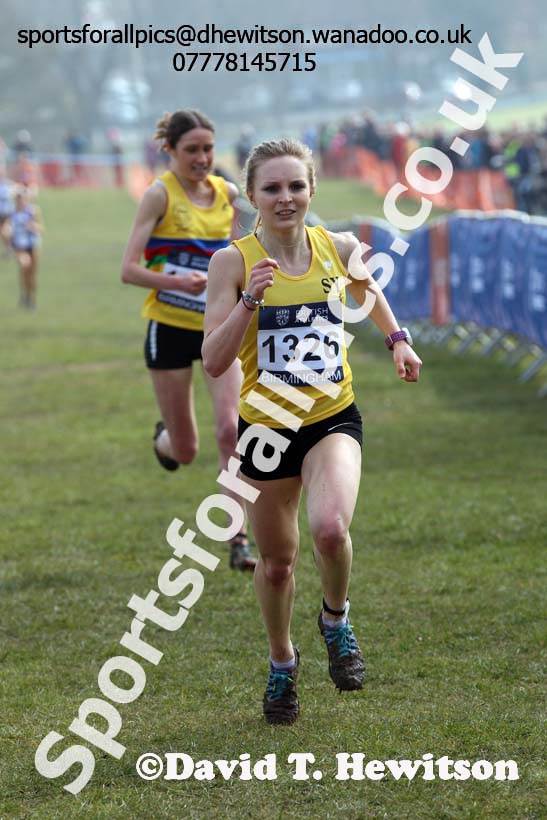 Senior womens 2016 Inter Counties Cross Country Champs. and Cross Challenge Final, Cofton Park, Birmingham. Photo: David T. Hewitson/Sports for All Pics